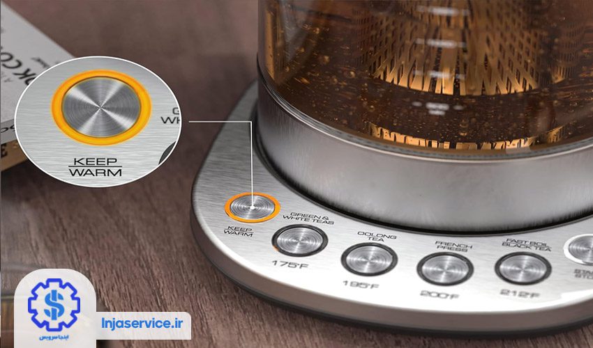 گرم نگه داشتن خودکار چای ساز
