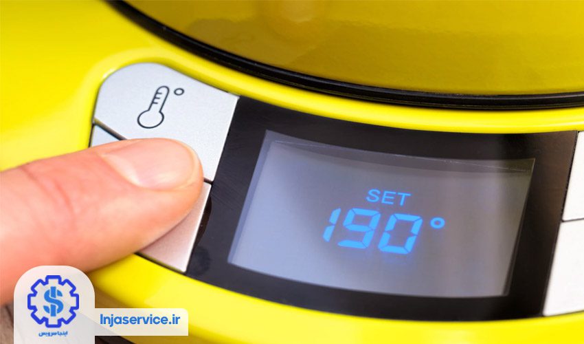 دکمه Temperature انتخاب دمای مناسب چای ساز