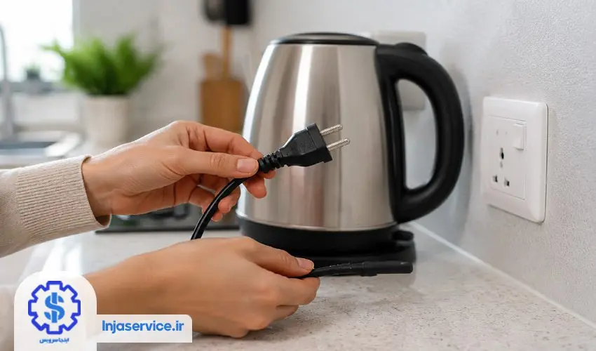 قطع بودن برق یا خرابی پریز