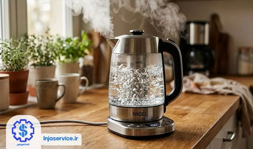 صدا دادن چایساز میگل به دلیل سوختن ترموستات