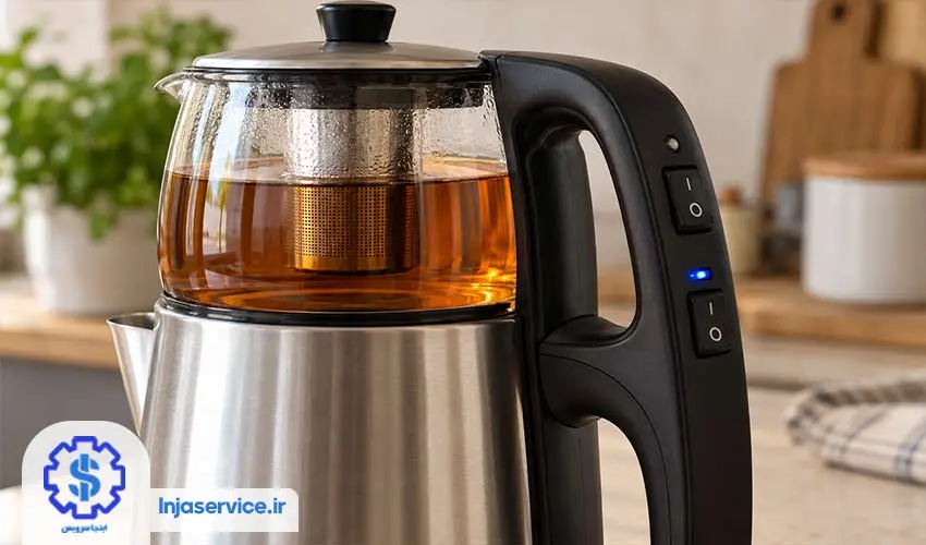 گرم نماندن آب یا روشن شدن دوباره دستگاه