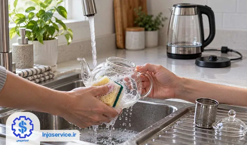 شستشوی روزمره چایساز فلر برای جلوگیری از خرابی
